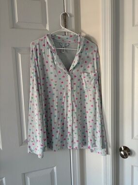 SKIMS Cloud Candy Heart Lounge Top